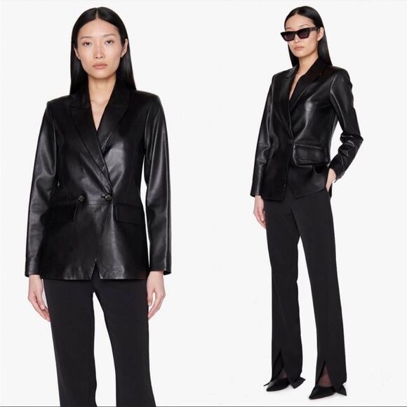 Anine Bing Grace Leather Jacket - Picture 1 of 11